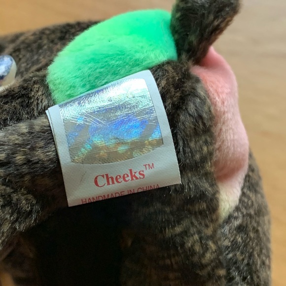 TY Beanie Baby - CHEEKS the Baboon (6 inch) - MWMT's Stuffed Animal Toy - Picture 8 of 9